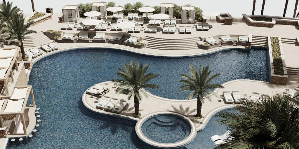 The First Collection Dubai Business Bay酒店 外观 照片 3D rendering of the pool