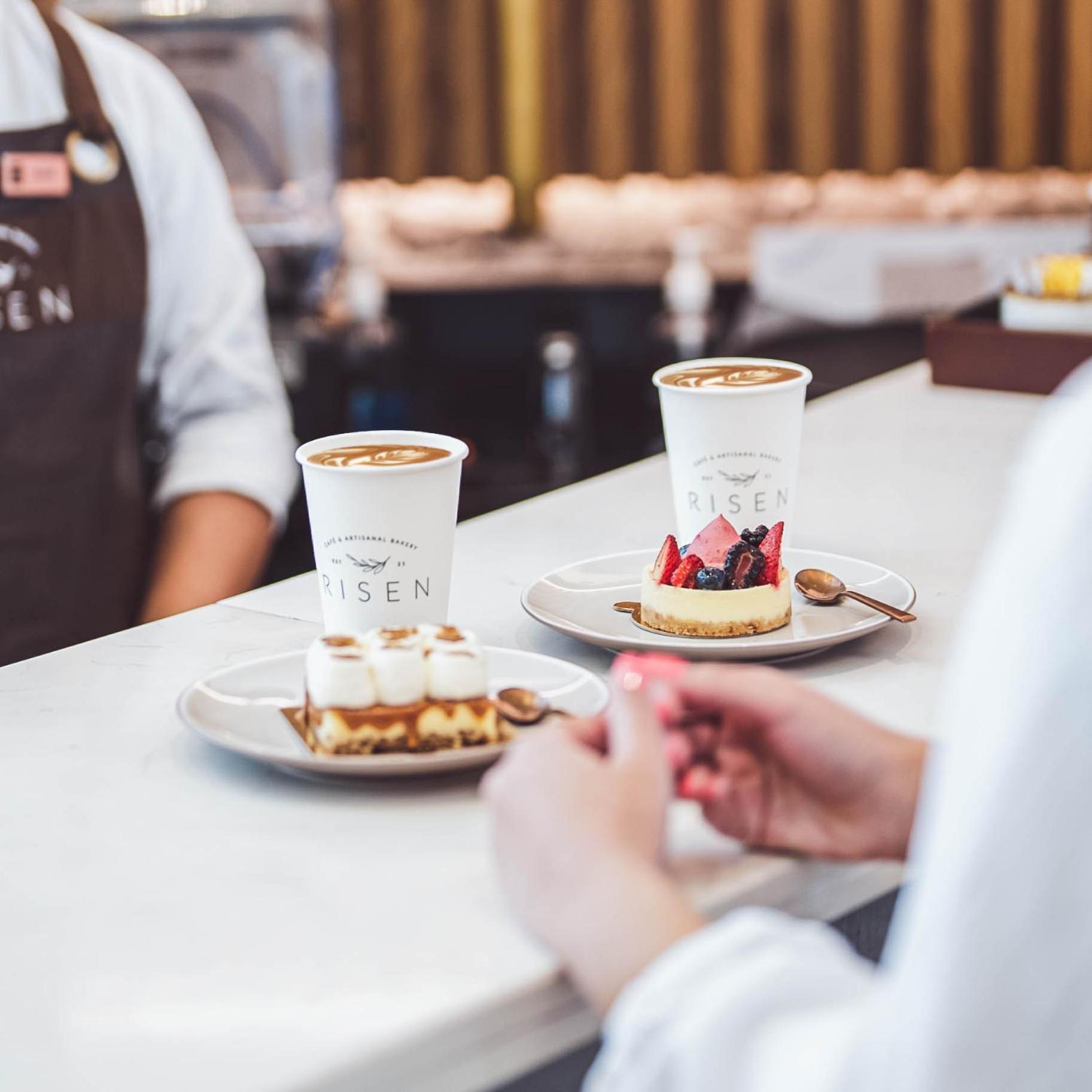 The First Collection Dubai Business Bay酒店 外观 照片 Risen Coffee